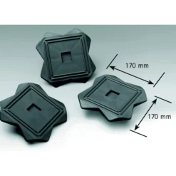 Plaque de stabilisation pour caravane