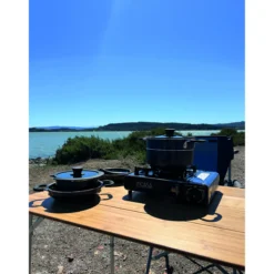 Popote en aluminium 8 pièces pour camping-car