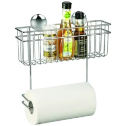 Porte rouleau avec panier