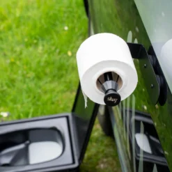 Porte-rouleau de papier toilette magnétique avec sa bande métallique