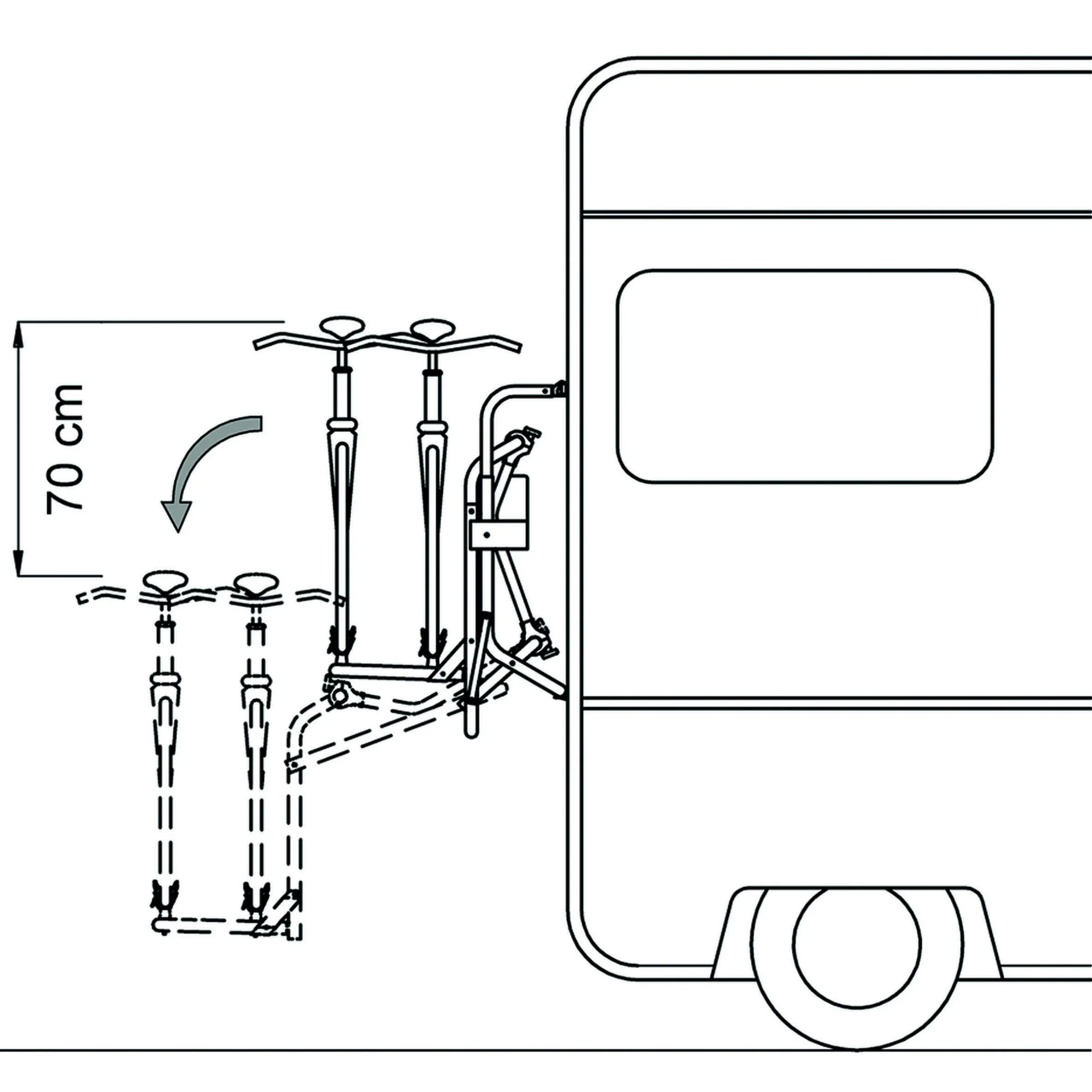Porte-vélos ascensionnel Lift Version 2016