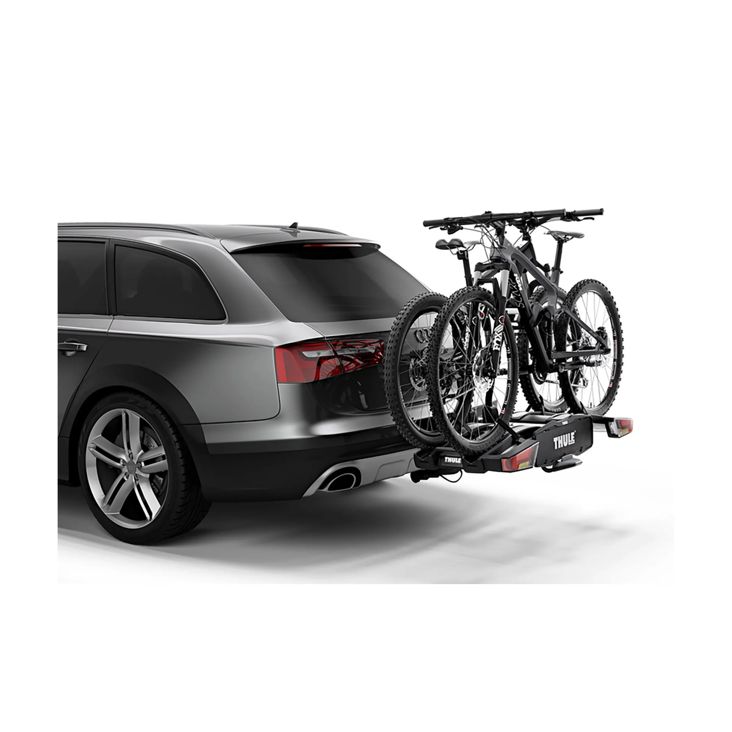 Porte-vélos basculant EasyFold XT 13PIN sur boule d'attelage