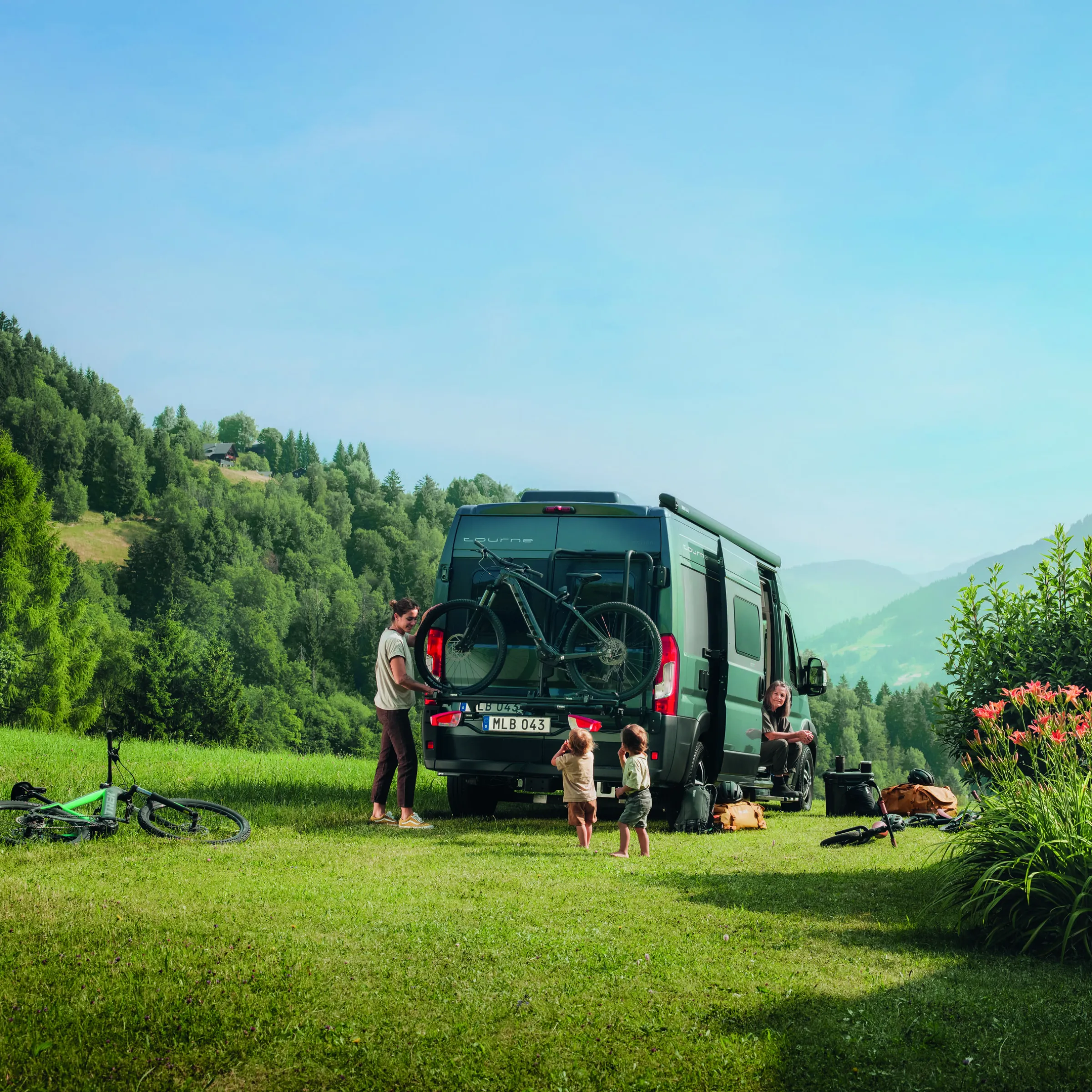 Porte-vélos fourgon 2 portes arrière VeloTrack Frame (Ducato/Jumper/Boxer/Proace Max)