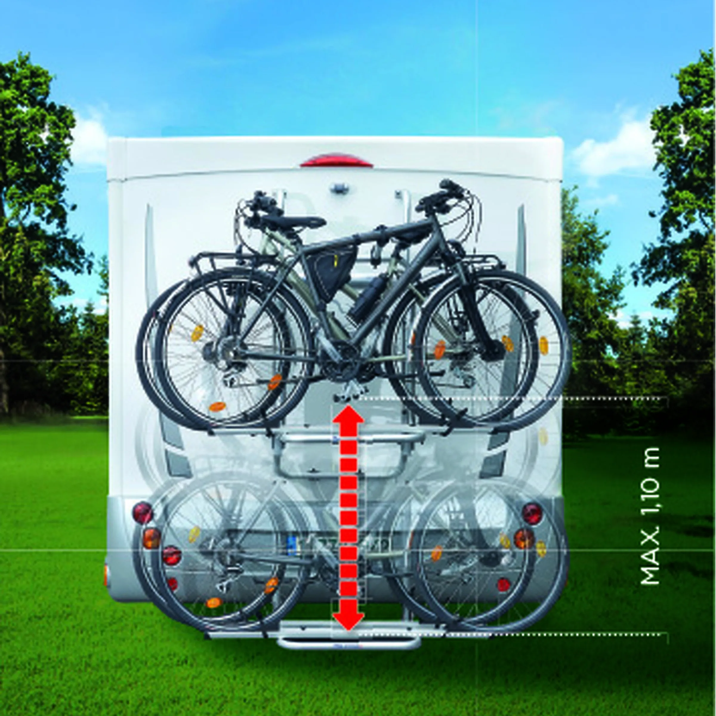 Porte-vélos électriques Bike Lift BR-System pour camping-car