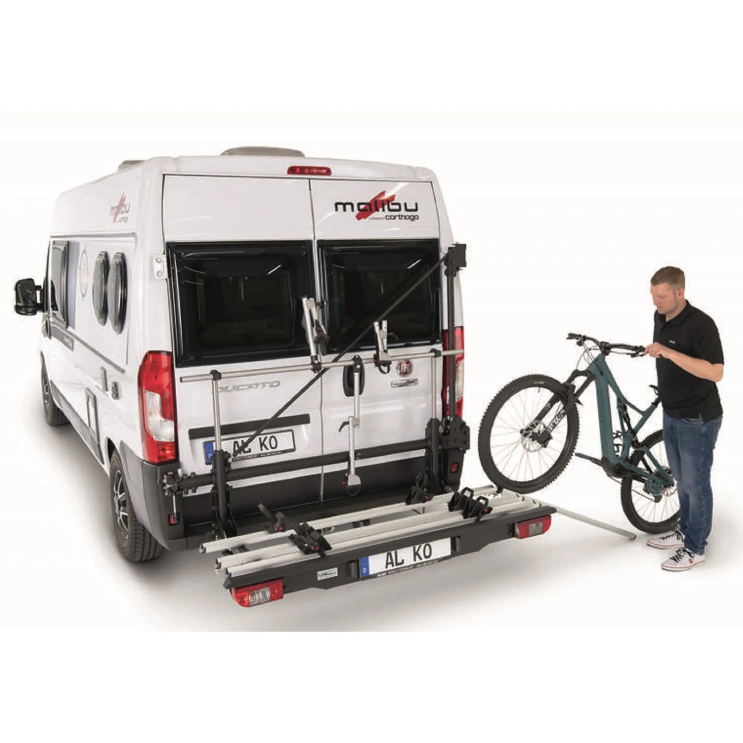 Porte-vélos pivotants Trigo-Van pour fourgon