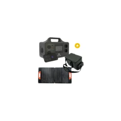 Power station E 500 + sacoche de transport + panneau solaire valise