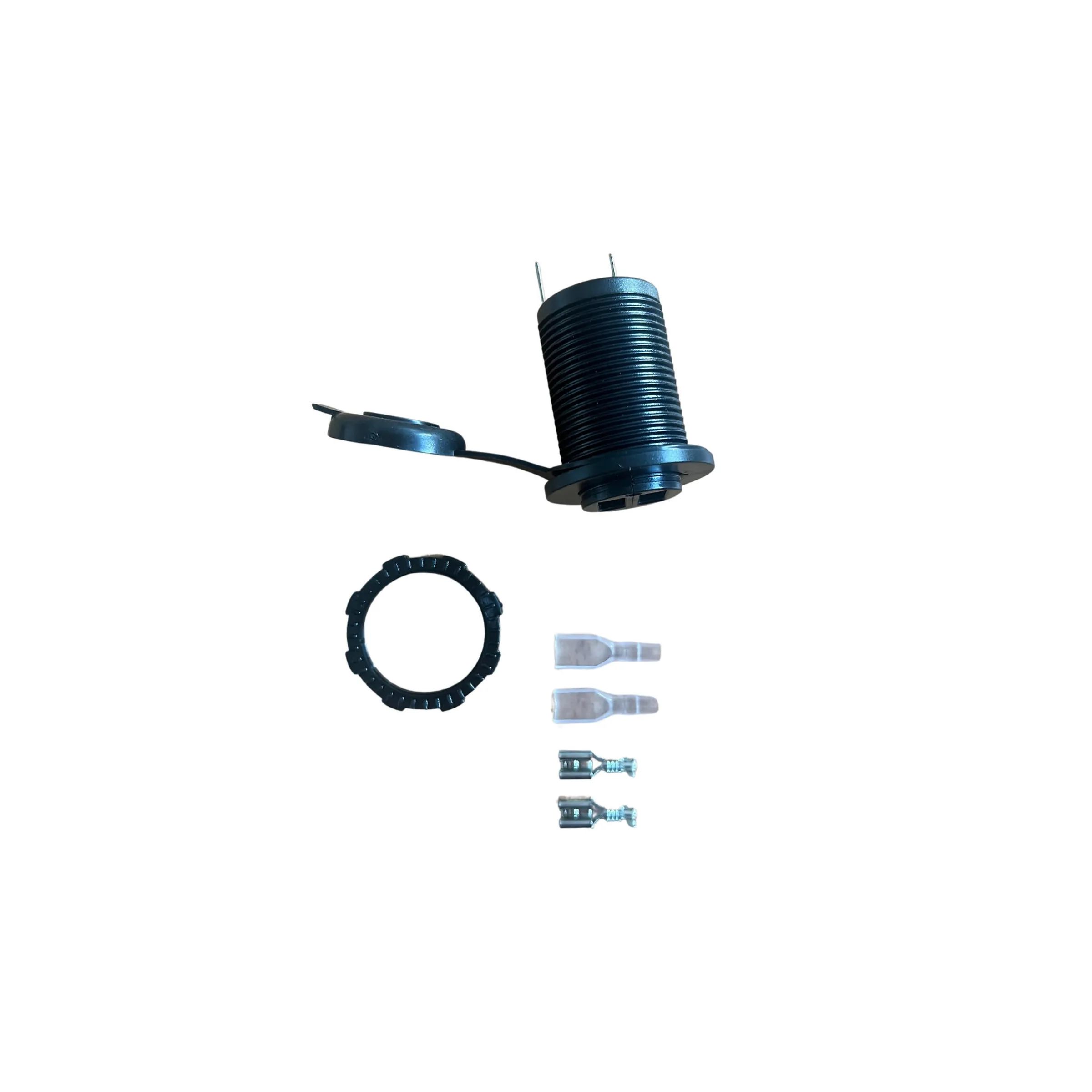Prise encastrable 2 ports USB pour kit 12V