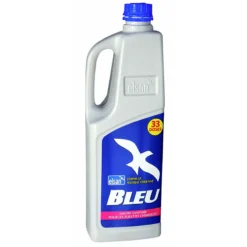 Produit sanitaire bleu concentré