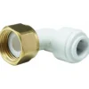 Raccord équerre femelle écrou laiton diam. 12 mm