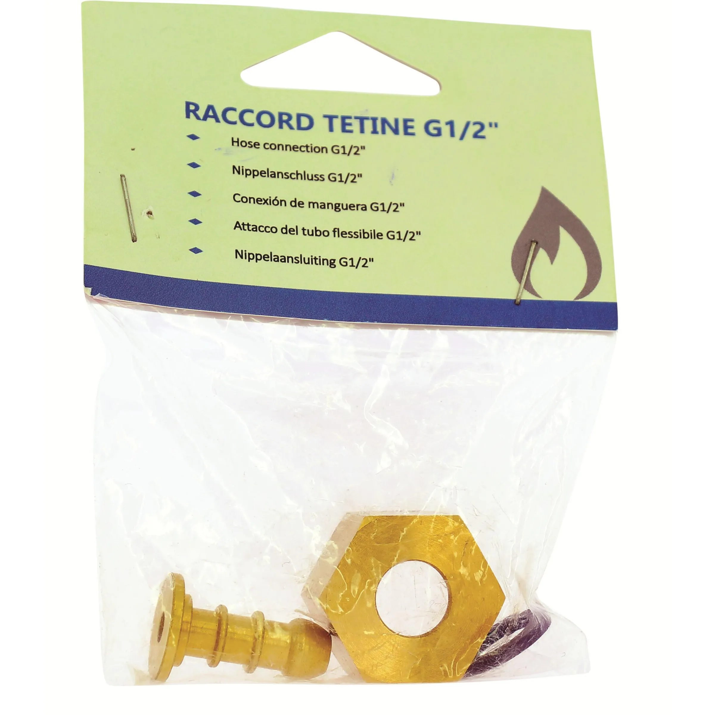 Raccord tétine G1/2''