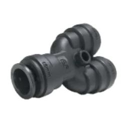 Raccord Y egal 12 mm avec trou central de fixation