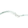 Rail de rideaux plastique cintrable