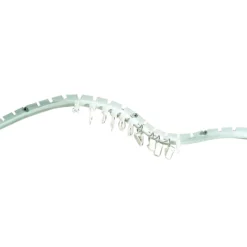 Rail de rideaux plastique cintrable