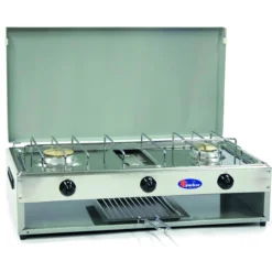Réchaud 2 feux + Grill