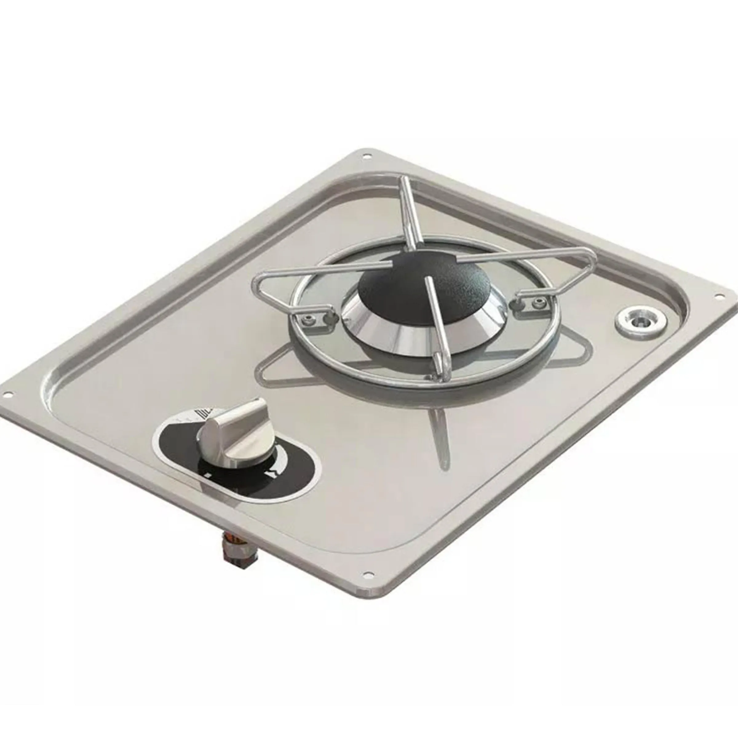 Réchaud à gaz encastrable en acier inoxydable 1 Feu 263×323
