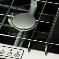 Réchaud à gaz 2 feux avec grill/toaster