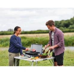 Réchaud à gaz 2 feux Camping Kitchen Grill & Go CV Kit