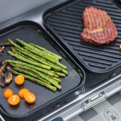 Réchaud à gaz 2 feux Camping Kitchen Grill & Go R