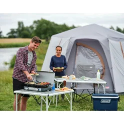 Réchaud à gaz 2 feux Camping Kitchen Grill & Go R