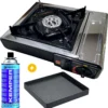 Réchaud à gaz + Grill + Cartouche de gaz