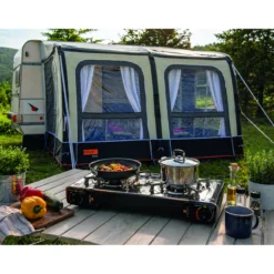 Réchaud à gaz portable 2 feux
