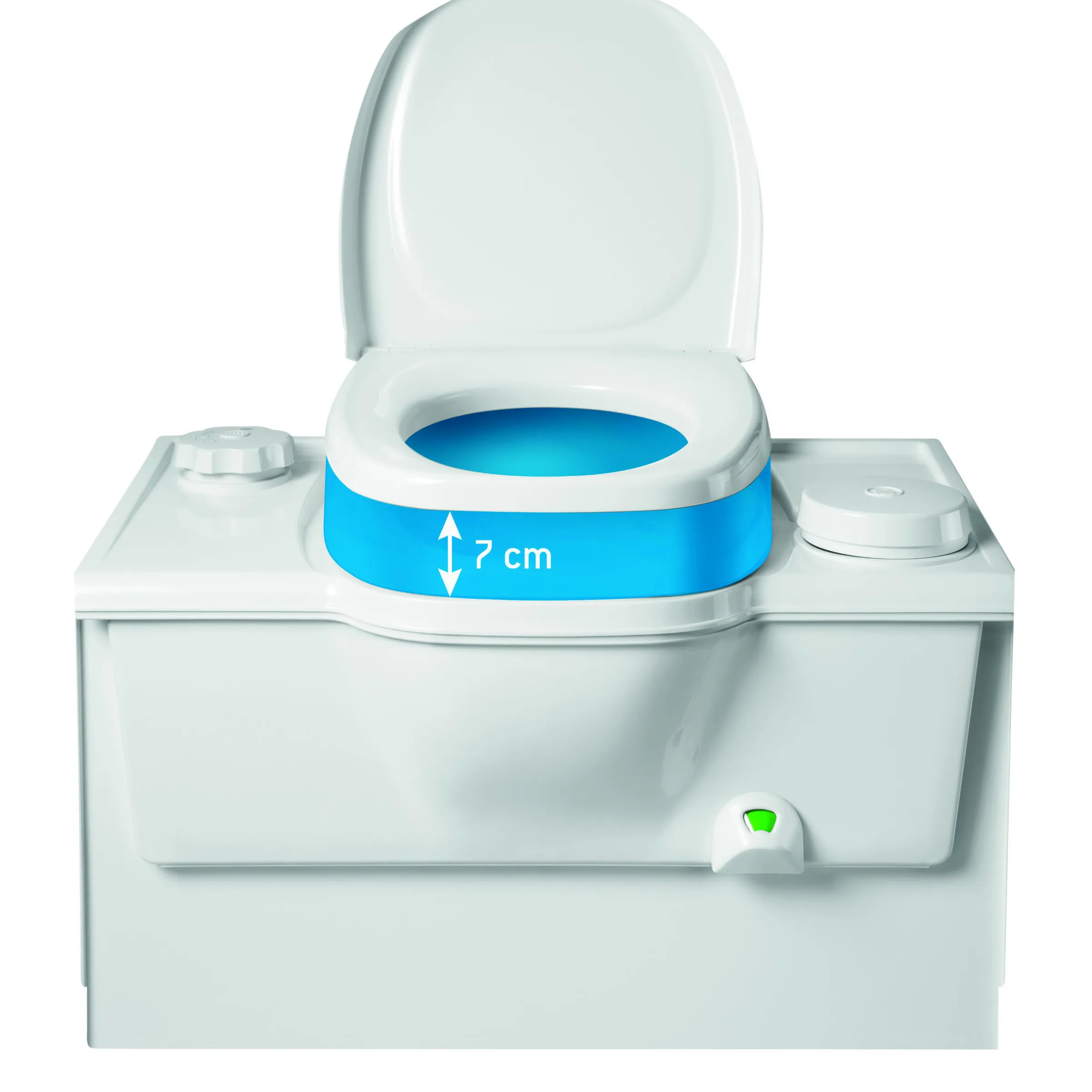 Réhausseur pour toilettes à cassette