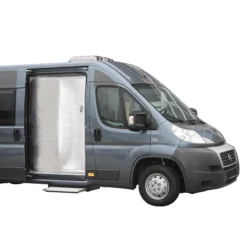 Rideau thermique pour porte coulissante