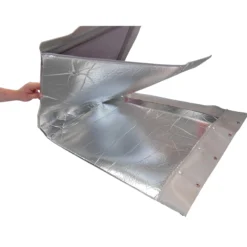 Rideau thermique pour porte coulissante
