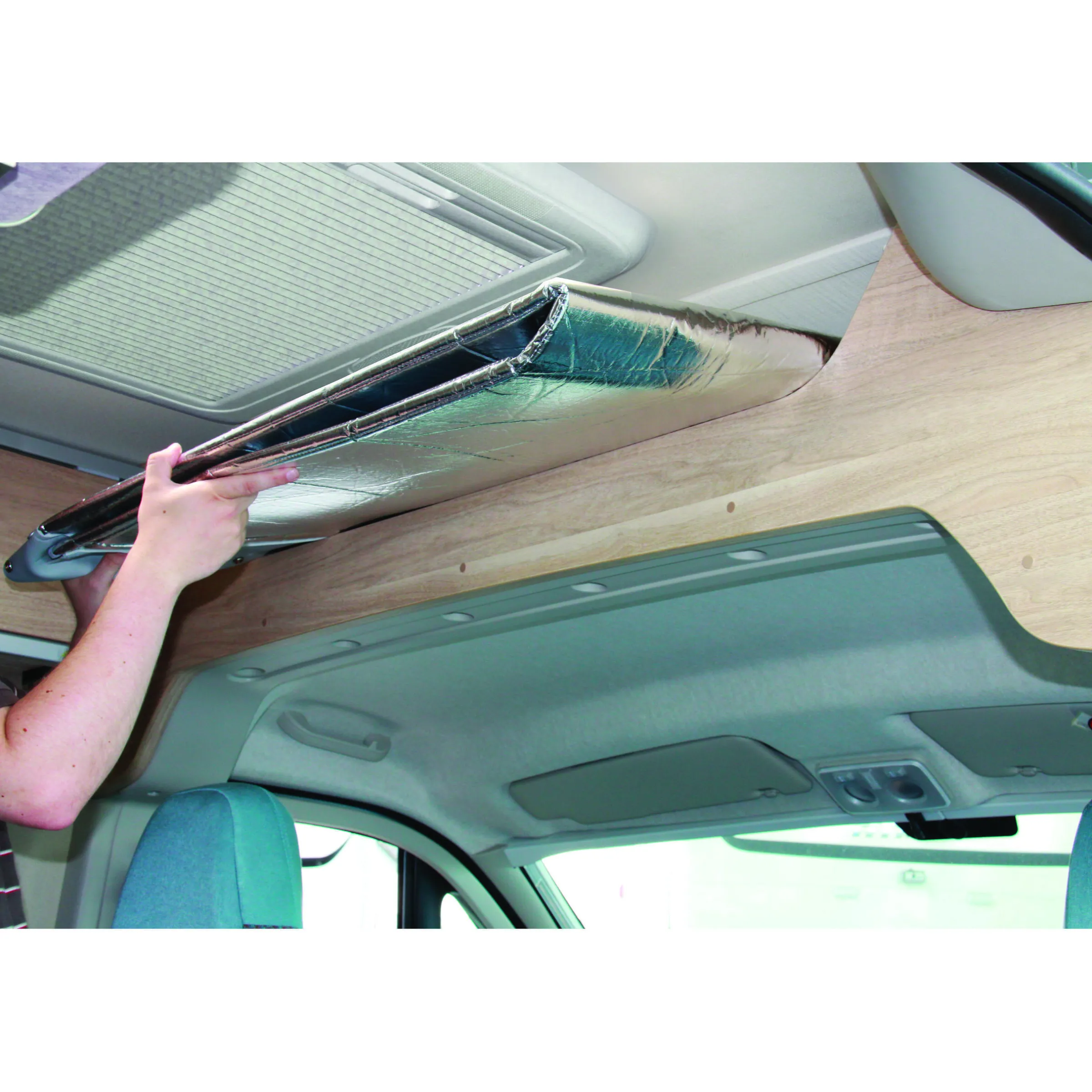 Rideau thermique pour porte coulissante