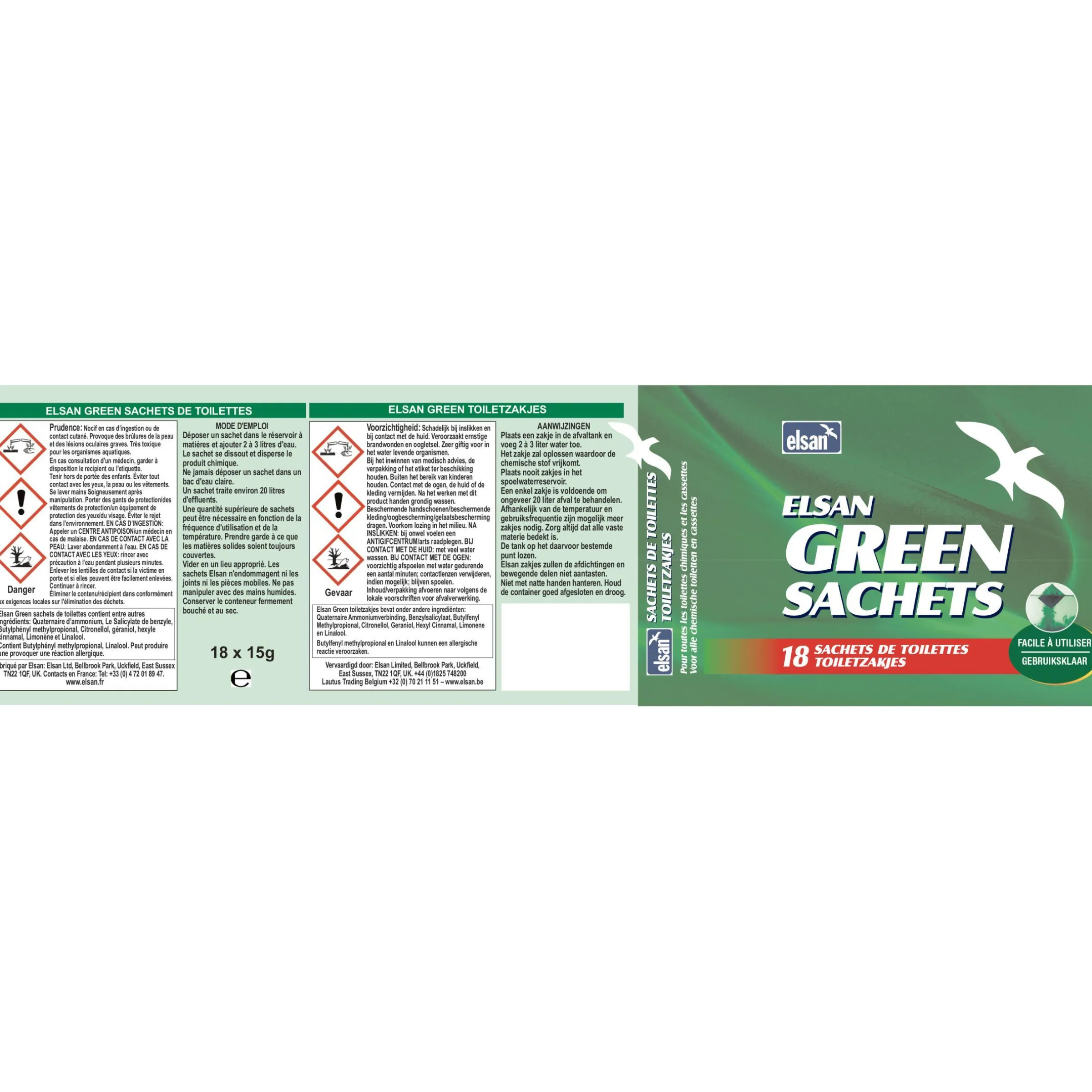 Sachets verts
