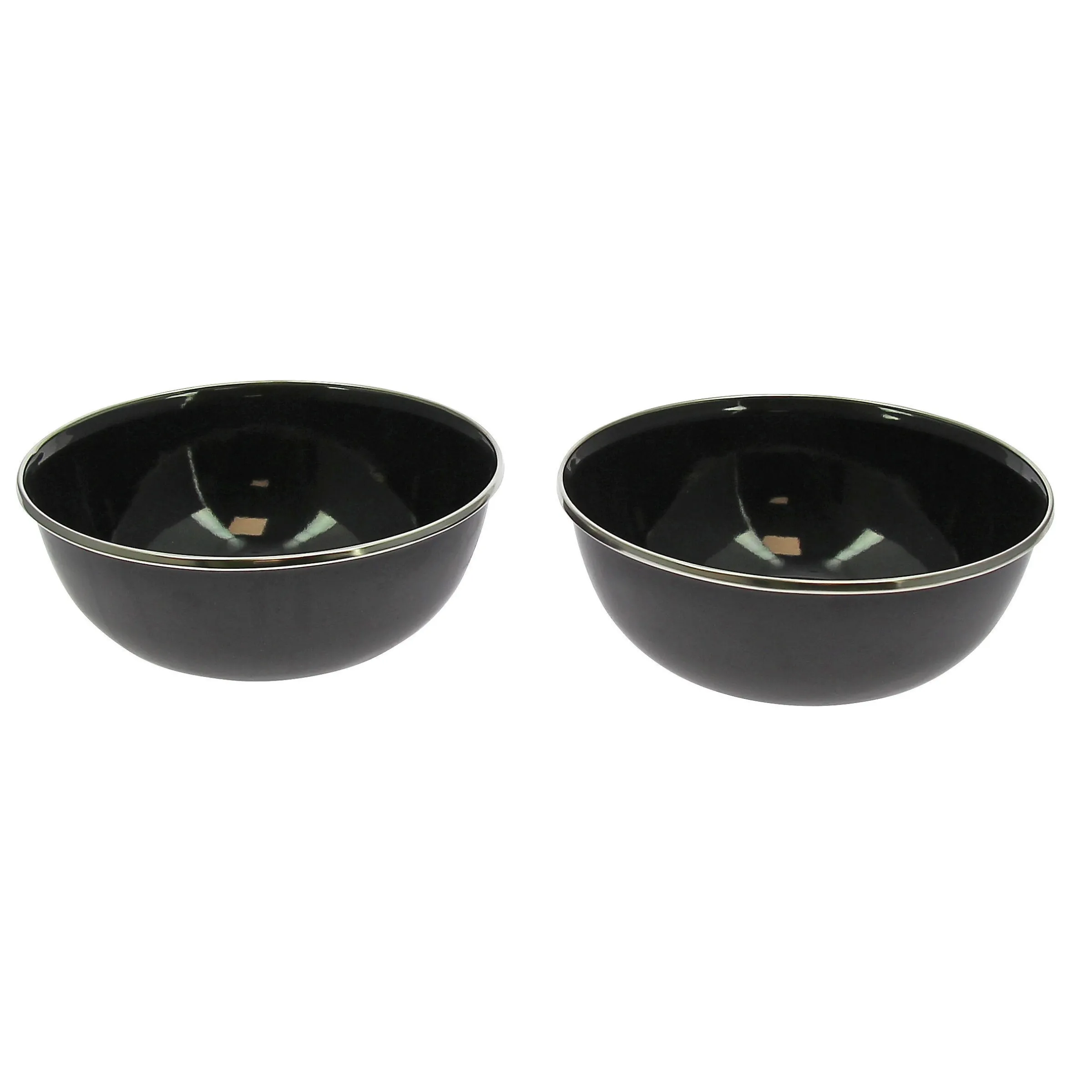 Set de 2 bols en acier émaillé
