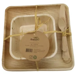 Set de pique-nique réutilisable pour 4 personnes