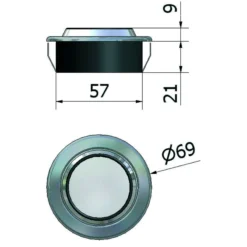 Spot encastrable orientable à Leds