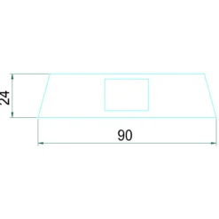 Spot en saillie orientable à Leds gris mat