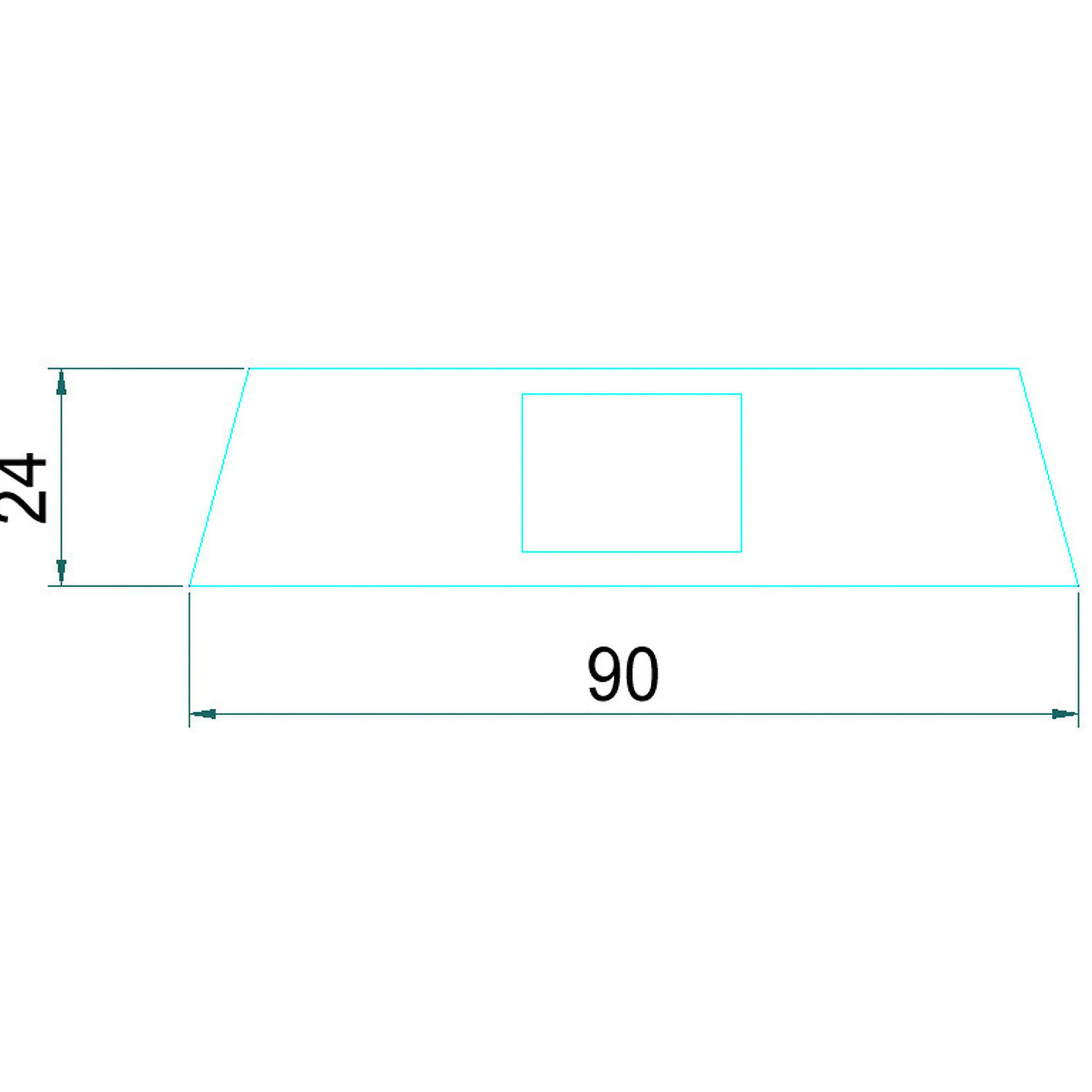 Spot en saillie orientable à Leds gris mat