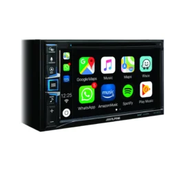 Station multimédia connectée 2DIN INE-W611DC avec GPS intégré
