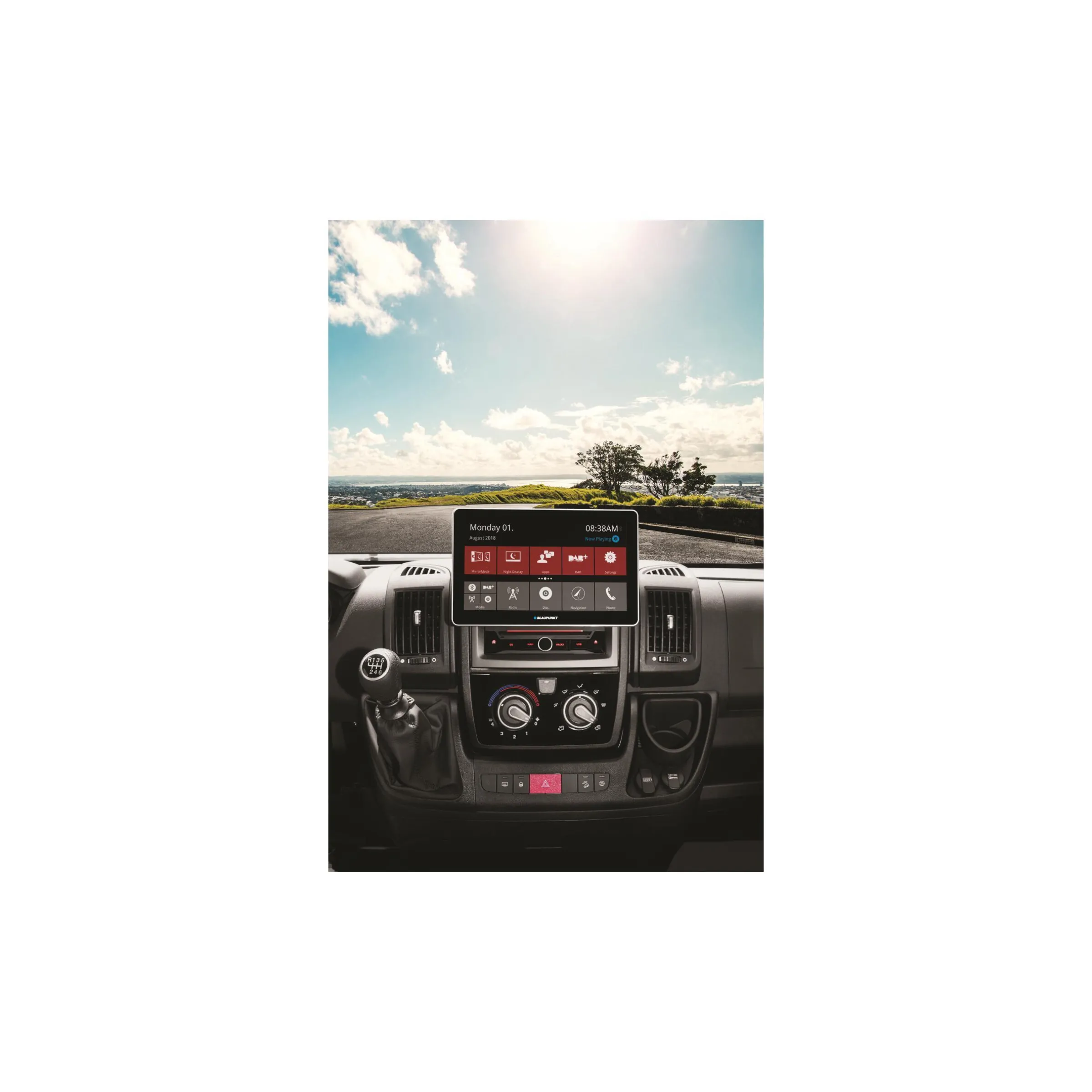 Station multimédia connectée 2DIN 990 DAB avec GPS intégré