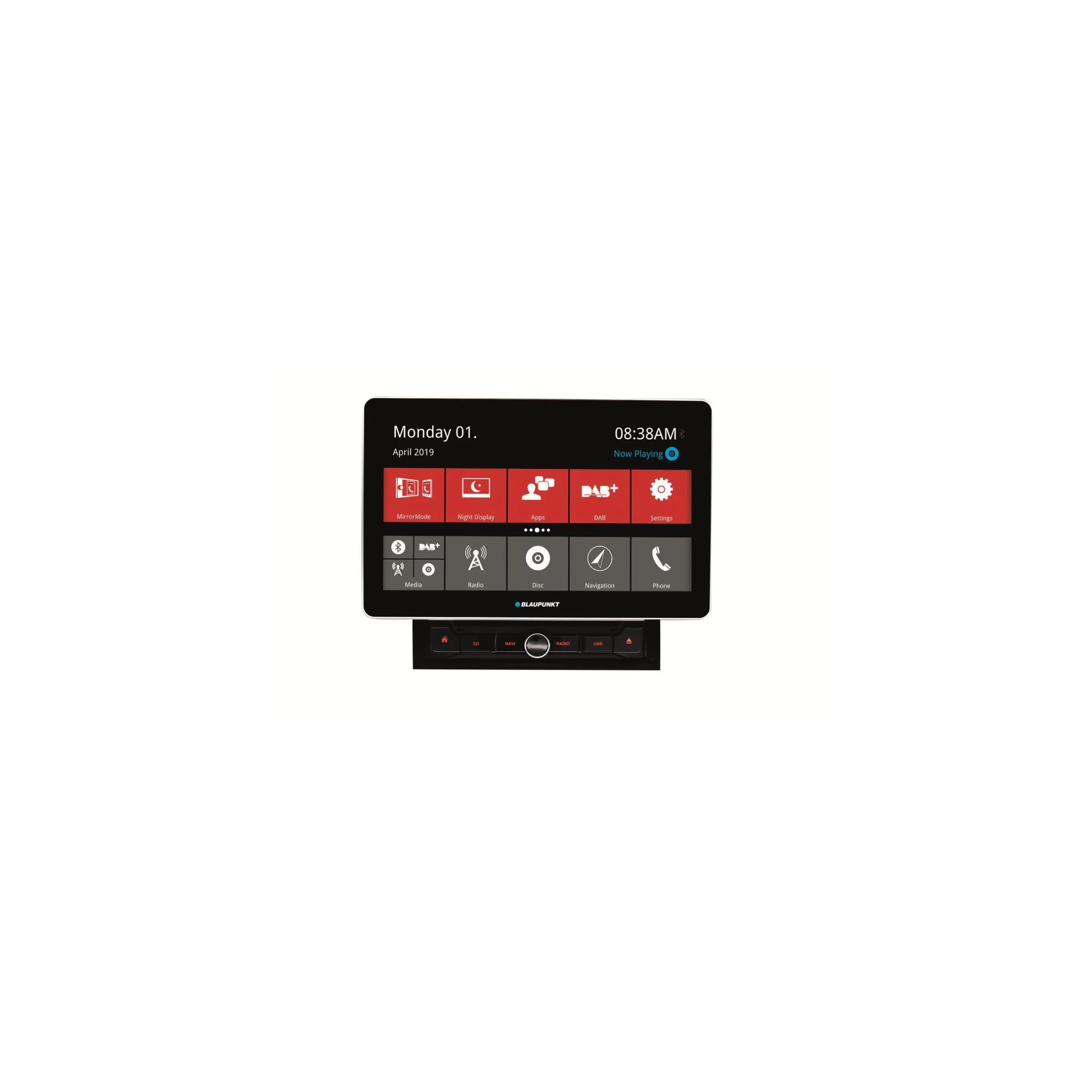 Station multimédia connectée 2DIN 990 DAB avec GPS intégré