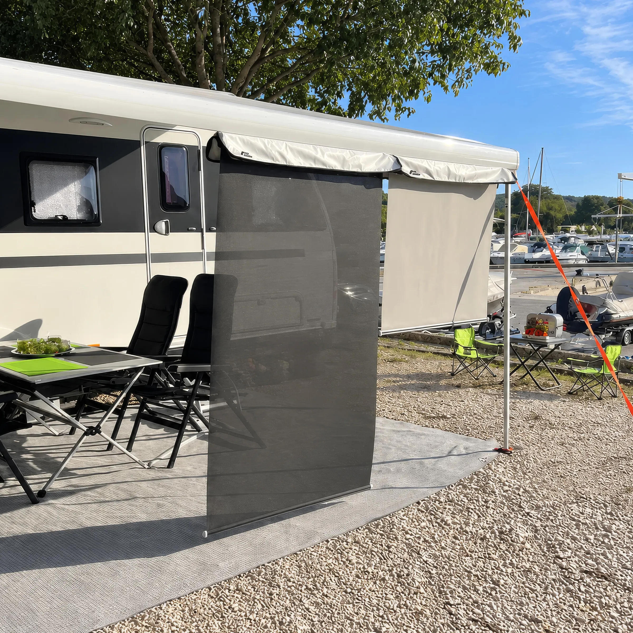 SunBreak – Pare-Soleil Modulable pour Rail de Store
