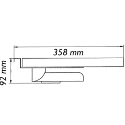 Support plafond placard