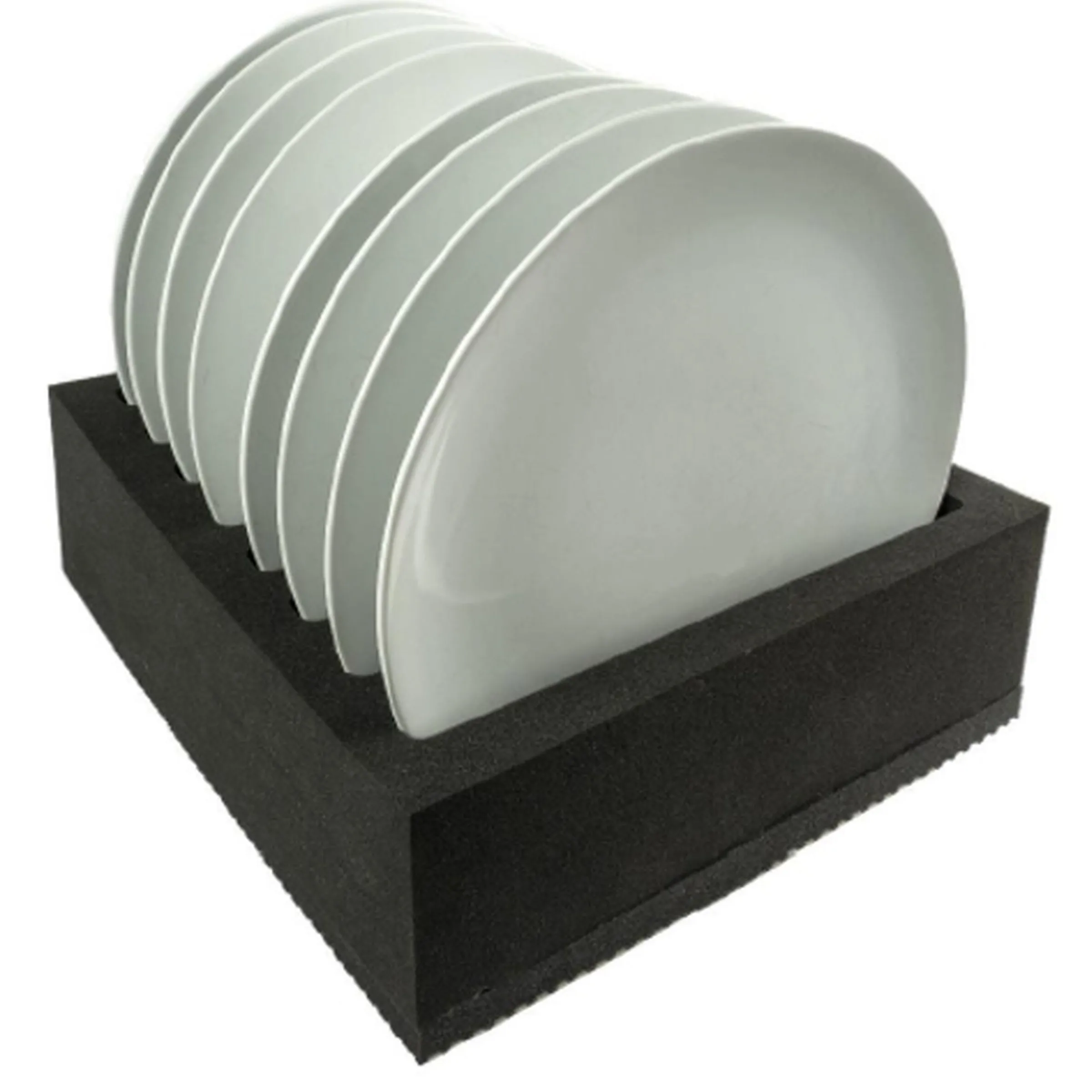 Support pour assiettes en mousse