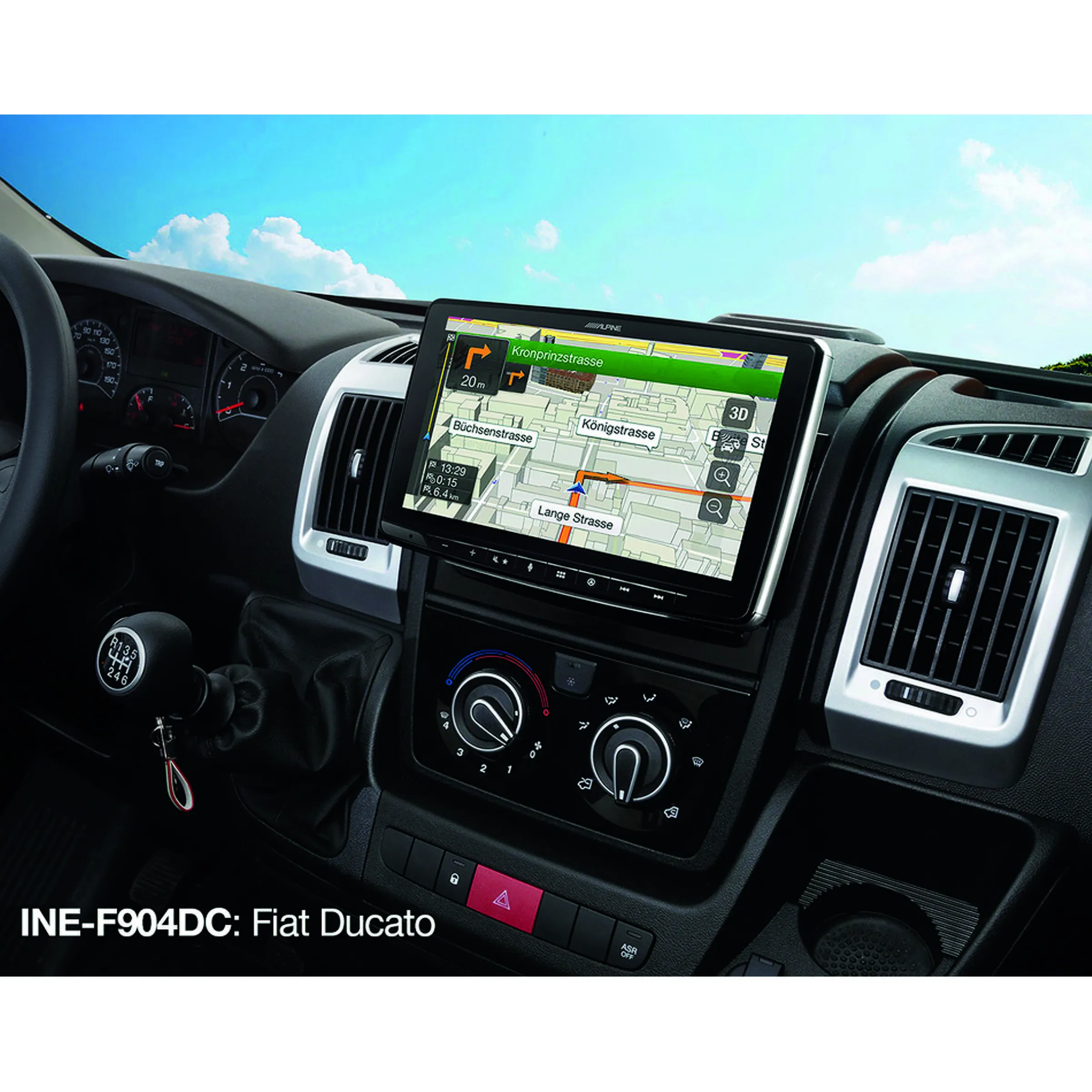 Système de navigation INE-F904DC
