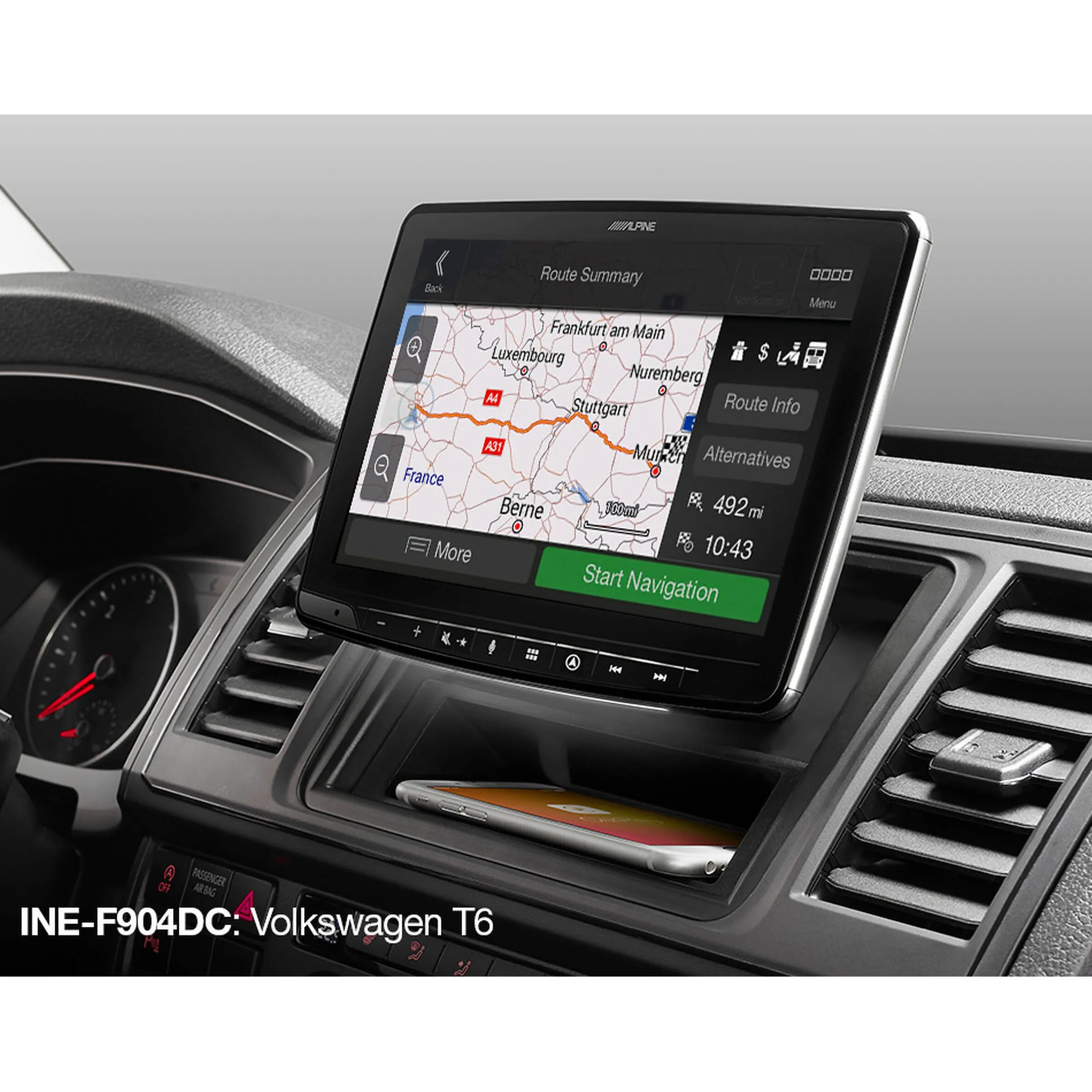 Système de navigation INE-F904DC