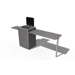 Table Blue mountain 100x45cm en bois stratifié uni 2 faces