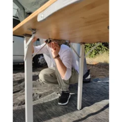 Table de camping Bambou valise