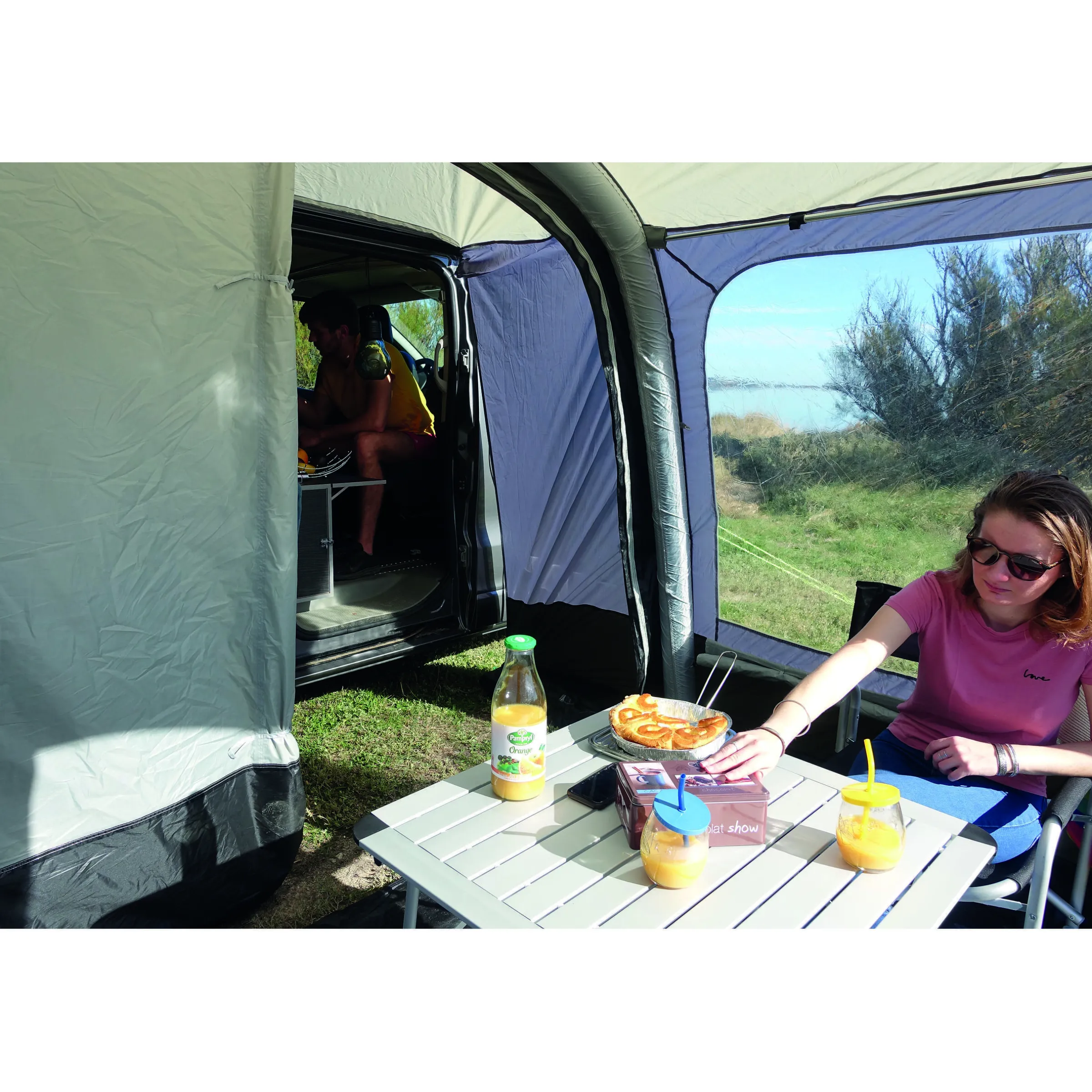 Table de camping pliante Eco pour 2 personnes