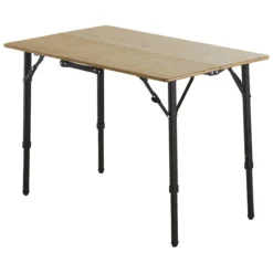 Table pliante en bambou