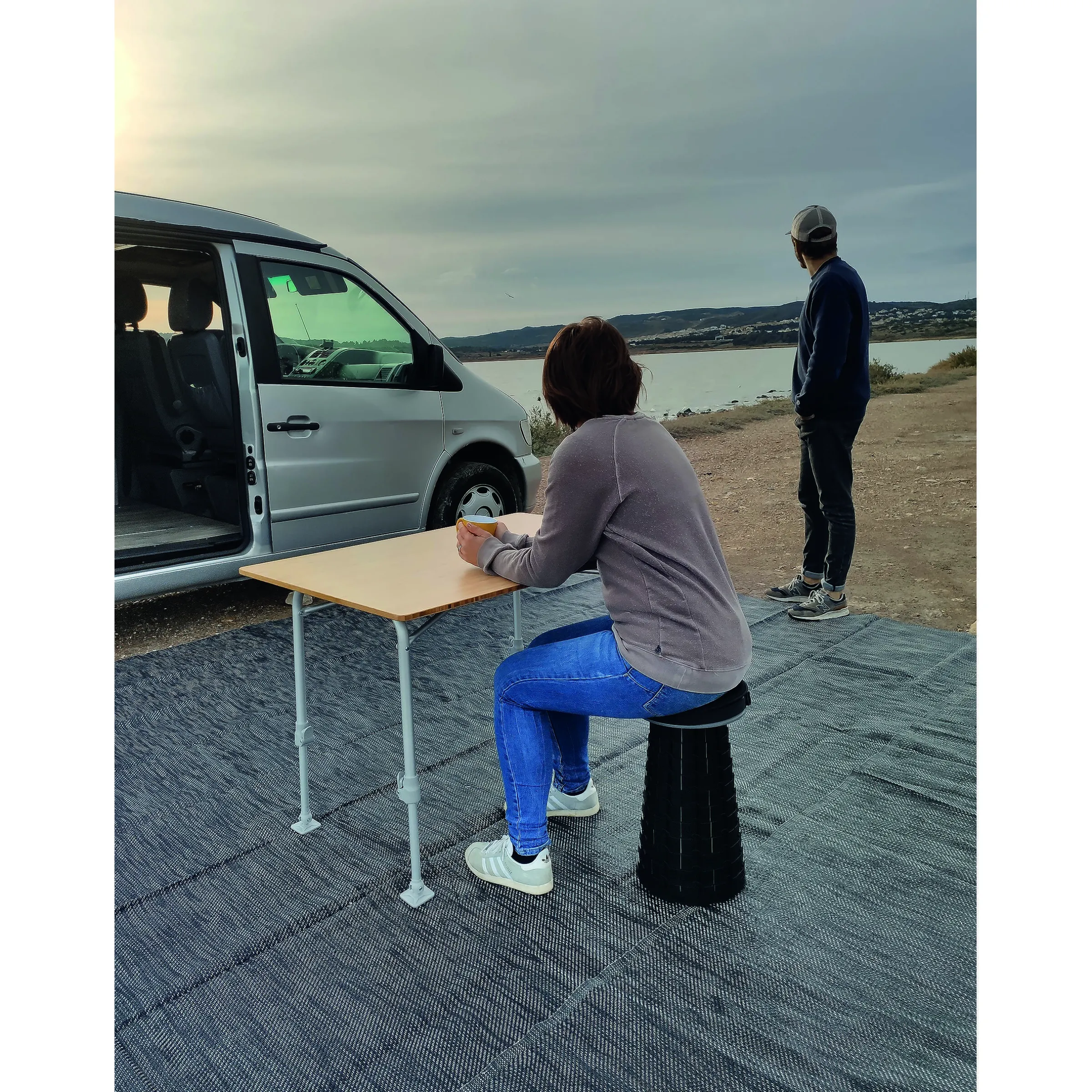 Tabouret télescopique