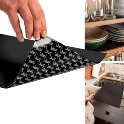 Tapis nano gel métal noir
