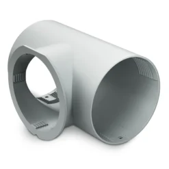 T avec sortie pour conduit d'air chaud d=65mm